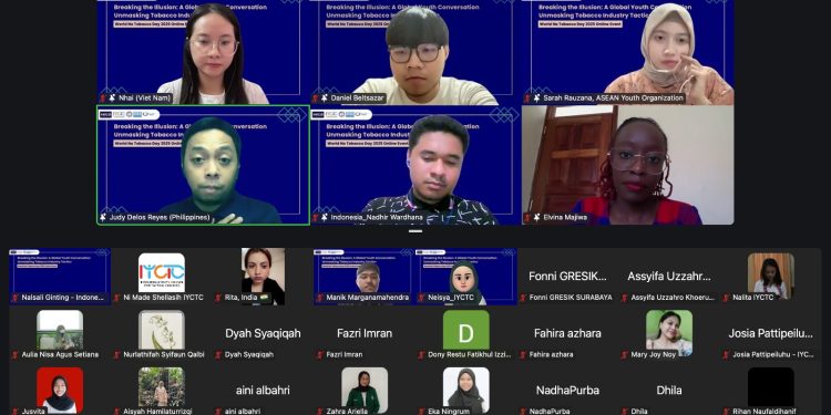 Menyambut Hari Tanpa Tembakau Sedunia, Pemuda dari Berbagai Negara Ungkap Taktik Licik Industri Rokok