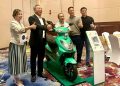 Laba, Ecgo, dan EvMoto Berkolaborasi Luncurkan Sewa Motor Listrik Sharing