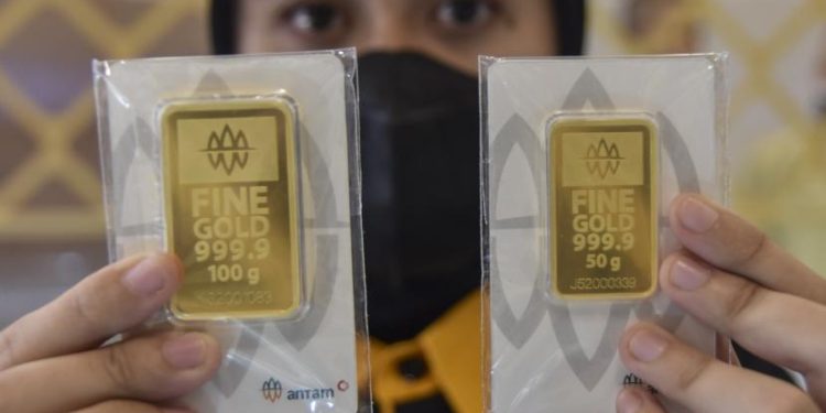 Harga Emas Naik Menjadi Rp1.960 Juta Per Gram