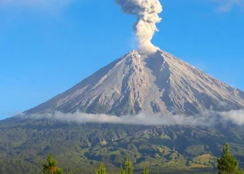 Tiga Gunung Erupsi Bersamaan Semeru Ili Lewotolok dan Dukono