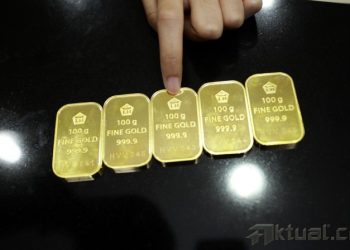 Harga Emas Menurun Sebesar Rp4.000 Per Gram