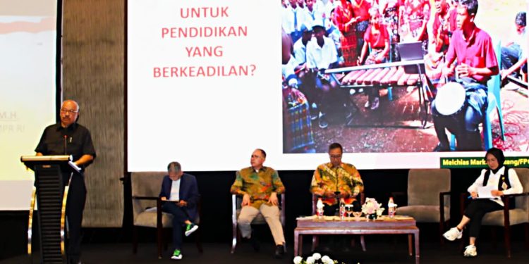 Ketua Fraksi Partai Golkar MPR RI Sebagian Anggaran Pendidikan Tidak Tepat Sasaran