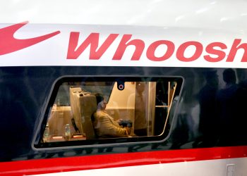 Prabowo Menghadiri Momen Naik Kereta Cepat di Bandung