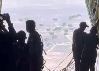 Pemerintah Kembali Kirim Bantuan ke Gaza Melalui Air Drop