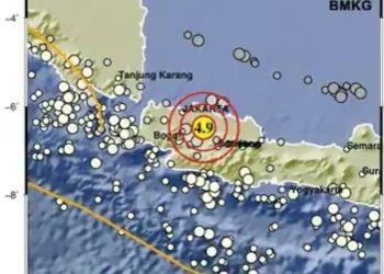 Gempa Mengguncang Kabupaten Bekasi dan Terasa di Jakarta