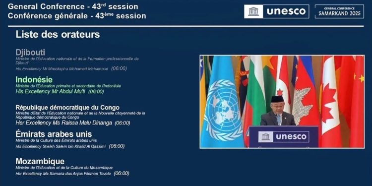 Bahasa Indonesia Raih Prestasi di Sidang Umum UNESCO ke-43