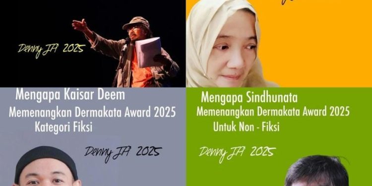 Empat Pemenang Penghargaan Sastra 2025 Diumumkan oleh Denny JA Foundation