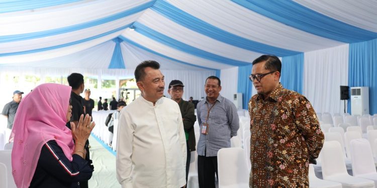 Tinjau Kesiapan Kunjungan Presiden RI di SMPN 4 Wawali Harris Bobihoe