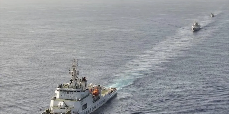 China Kerahkan Seratus Kapal Angkatan Laut di Regional Perairan Asia Timur