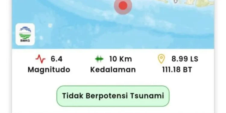 Gempa Pacitan Tipe Megathrust Dangkal Beruntung Tak Memicu Tsunami menurut BMKG