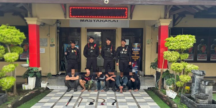 Geng Motor Konvoi Bawa Sajam, Enam Anak di Bawah Umur Terjaring Razia
